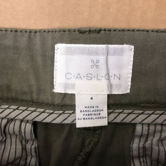 CASLON - WOMENS 4 - OLIVE SARMA SHORT - Picture 3 of 4